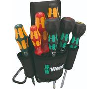 Set De Funda Para Cinturón Wera 9622 Con 3 Destornilladores 8 Piezas 05300306001