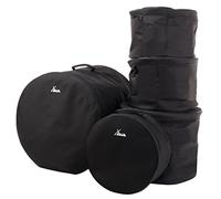 Set De Fundas Para Batería XDrum, Tamaños Studio, 14"x14", 12"x10" | Set de 5 piezas para set de cascos de batería, Para tamaños de casco: 20"x18", 14"x14", 12"x10", 10"x9" y 14, 5"x6