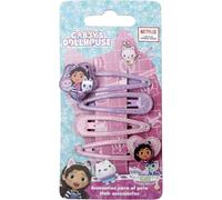 ARTESANÍA CERDÁ Set de ganchos para el pelo Gabby's Dollhouse con glitter y personajes de Netflix