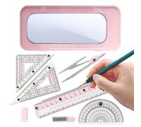 Set de Geometría Medición Dibujo Técnico Escuadra Dibujo