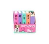 TOPModel Set de gomas de borrar 12443 con forma de mini libros y lápices Depesche