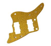 Set de guitarra eléctrica Pickguard Adecuado Para Guitarra Eléctrica JM Pickguard Golpeador De 3 Capas(Gold)