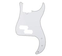 Set de guitarra eléctrica Pickguard Adecuado Para Panel Golpeador De Bajo Eléctrico PB Con Orificios De Ajuste(White A)