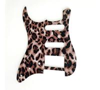 Set de guitarra eléctrica Pickguard Aplicable A La Cubierta Frontal Del Golpeador De Guitarra Eléctrica SSH ST(Brown)