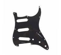 Set de guitarra eléctrica Pickguard Placa Rascadora Precableada De Golpeador De 11 Agujeros Para Guitarra Eléctrica Con Tornillos(Bk)