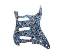 Set de guitarra eléctrica Pickguard Placa Rascadora Precableada De Golpeador De 11 Agujeros Para Guitarra Eléctrica Con Tornillos(4ply D)