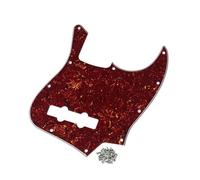 Set de guitarra eléctrica Pickguard Tornillos Para Golpeador De Bajo Eléctrico Piezas De Bajo De 4 Cuerdas 7 Colores A Elegir(4Ply D)