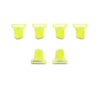 Set de Hebillas para Rodilleras Alpinestars Bionic 10 y 7 Amarillo Flúor Amarillo Flúor