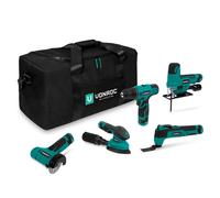 Set de herramientas 12V - 5 máquinas, 5 baterías y bolsa de herramientas