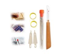 Set de herramientas de costura de 31 piezas Kit de agujas de acero Big Eye Hand para costura y costura hecho a mano para costura