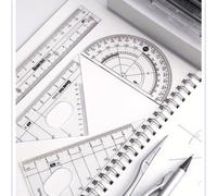 Set de Herramientas de Dibujo ( , Transportador, Regla, Regla de y Herramientas de Escritura) - Herramientas Matemáticas Duraderas, Adecuadas para , Profesores, y