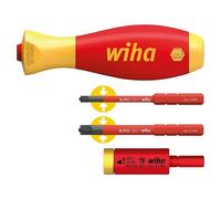 Wiha Juego adaptadores par apriete Easytorque Electric – Soporte Slimvario y Slimbits Sl/pz, 4 unid.