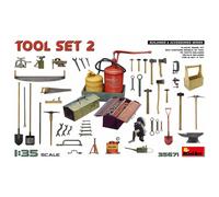 Set De Herramientas Para Diorama Miniart 35671 1:35 Maqueta De Tanque Promo