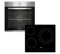 Set de horno y zona de cocción BBIE12100XD (Volumen horno: 66 l, Número de zonas de temperatura: 3 ud., Acero inoxidable/Negro)