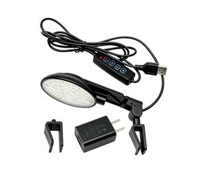Set De Iluminación Para Acuario | Lámpara Antideslumbrante Con Abrazadera,Luz LED Ajustable En Color Para Acuario - Para Interior, Restaurante, Cafetería, Dormitorio, Aficionados, Propietarios, Princi