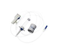 Set de infusión estéril easyFLOW IS REG - con regulador de flujo preciso (5 a 250 ml/h), filtro antibacteriano y accesorio universal Luer-Lock