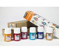 Pebeo Porcelaine 150 Cerámica Pintura Iniciación Set #2 6 x 20 ML