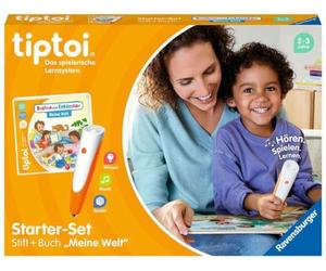 Set de iniciación Ravensburger Tiptoi 00112: bolígrafo y Libro ilustrado Busca y descubre My World: Juegos educativos para niños a Partir de 2 años, Juguetes a Partir de 2 años