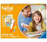 Ravensburger – Set inicio tiptoi: bolígrafo y libro palabras-imágenes infantil (Verde/Naranja/Plata)