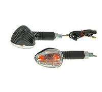 Set de Intermitentes M10 de Carbono Look Doozy Transparente, de Largo