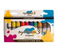 Set De Introducción De Pintura Acrílica Daler Rowney System 3 (10 X 22Ml Tubos)