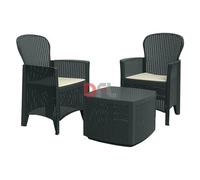 Set De Jardín Polipropileno Tree Con Cojines Mobiliario De Jardín Exterior