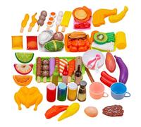 Set De Juego De Barbacoa, Interactivo Realista Colorido Completo, Set De Juguete De Barbacoa De Juego De Imitación, para Estudiantes de Jardín de Infancia Niños Niñas Hijas