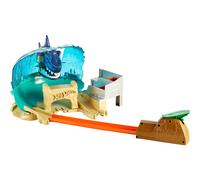 Set de juego de batalla playera con tibur n de Hot Wheels City, multicolor