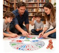 Set De Juego De Bingo,Divertido Educativo Interactivo Vintage - Juego De Bingo Para Emparejar Números | Para Cumpleaños Navidad Juegos En Grupo Fiestas Nocturnas Escuela Hogar Reuniones Y Eventos