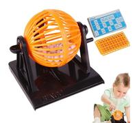 Set de Juego de Bingo,Juego de Bingo de máquina de lotería, Juguetes y Juegos educativos interactivos, Juegos de de la máquina de selección de números de Juguete de lotería de la Suerte, Juego d