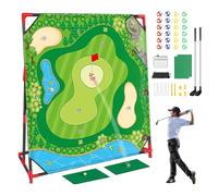 Set De Juego De Golf De Chip, Juego de Golf Portátil para Entrenamiento de Chip, 24 Bolas Adhesivas Ayuda De Entrenamiento Interactiva Portátil para Padre E Hijo para Práctica