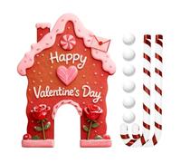 Set de Juego de Golf para San Valentín - Juego Portátil para Interiores | Campo de Minigolf con y Bolas - para Parejas Adultos Golfistas Familias y Celebraciones