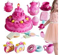 Set De Juego De Pastel para Niños | Accesorios De Juego De Simulación para Bebés - Accesorios De De Imitación De Pastel De Juguete,para Cumpleaños Jardín Infantil Niños Niñas