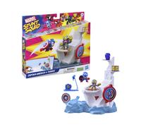 Set de juego hasbro marvel stunt squad tower smash