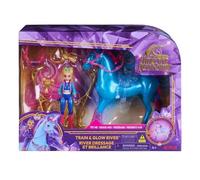 Set de Juego Interactivo Spin Master Unicorn Academy Train & Glow River Muñeca Articulada