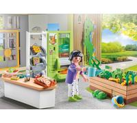 PLAYMOBIL City Life 71333 Cantina, Puesto de Venta con máquina de Botellas rellenables, Juguetes para niños a Partir de 4 años