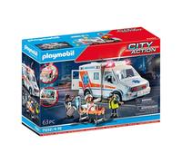 Set de Juguete Playmobil Ambulancia Multicolor con 3 Figuras y Accesorios