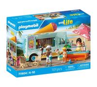 Set de juguete PLAYMOBIL My Life Camión Helados con Tienda Surf, 3 figuras, multicolor