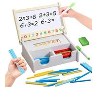 Set de Juguetes de Aritmética y Matemáticas,Juego Educativo De Madera - Aprendizaje de Aritmética para Niños | para Niños, Niñas, Actividades De Cumpleaños, Navidad, Salón De Clases, Educación