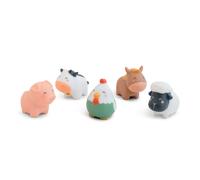 Set de juguetes de baño Funny Farm - Saro Baby - 5 animalitos de granja - Diversión segura para la hora del baño