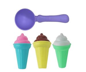 Set De Juguetes De con Forma , Kit Moldes Playa Coloridos, Moldes Creativos 17 Cm para Que Los Niños Jueguen Al Aire Libre, Set Juguetes con Forma Postre Playa