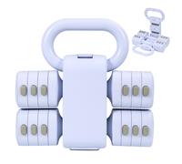 Set de kettlebell ajustable, set de mancuernas para mujer (2-5 kg), pesas ajustables, kettlebell () para mujer, set de fitness para gimnasio en casa