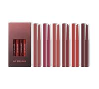 Set De LáPiz De Labios De 6 Colores Mate De Larga DuracióN Lip Liner Impermeable Non-Stick Retractable Lip Liner Lipstick Set