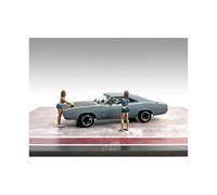Set de lavado de coches para ni as 2 Jessica y Jennifer, juego de figuras de 2 piezas para modelos a escala 143 de American Diorama