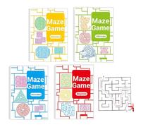 Set De Libros De Laberintos, Libros De Actividades Educativos con Laberintos Infantiles, Juguetes Sensoriales Desafiantes para Preescolar Kindergarten Niñas Y Niños