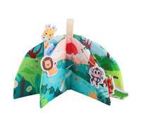 Set De Libros De Tela Para Bebés - Libro Crujiente Paras Bebéss | Libro Blando 6-12 Meses, Libross Sentir Animales Del Bosque Y Criaturas Marinas, Juguete Sensorial Habilidades Motoras, Primer Ilustra