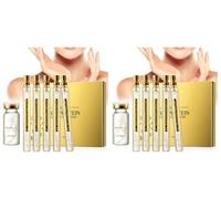 Set de Lifting con Hilos de Proteína Coreanos, Sérum Facial Dorado con Hilos de Seda de Colágeno Activo, Hilos de Colágeno Absorbibles, Suaviza y Reduce las Líneas de Expresión, para Todo Tipo de Piel