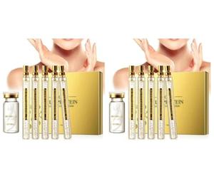 Set de Lifting con Hilos de Proteína Coreanos, Sérum Facial Dorado con Hilos de Seda de Colágeno Activo, Hilos de Colágeno Absorbibles, Suaviza y Reduce las Líneas de Expresión, para Todo Tipo de Piel