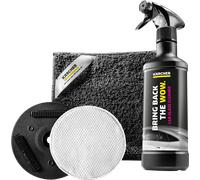 Set de limpieza para parabrisas de coches con disco de repuesto / paño de microfibra / almohadilla de limpieza / spray limpiador para rascador de