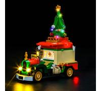 Set de luces LED compatible con Lego 40746 Camión de entrega de Santa (Sin modelo), juego de luces decorativas Compatible con el camión de entrega de Santa Juguetes creativos